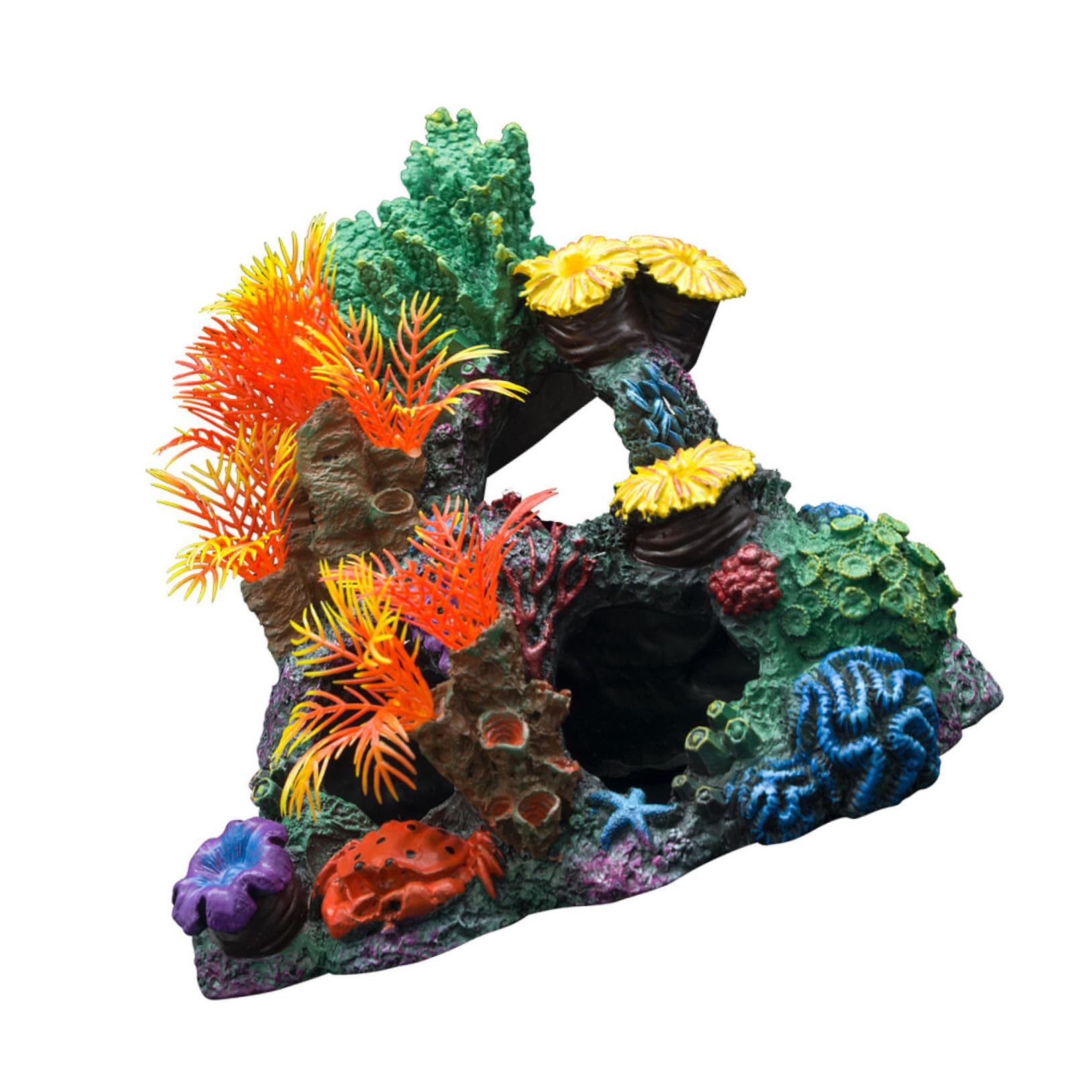 Happyyami Décor de Corail en Résine pour Paysage D'aquarium, Ornement Réaliste pour Aquarium et Poissons Couleur Aléatoire