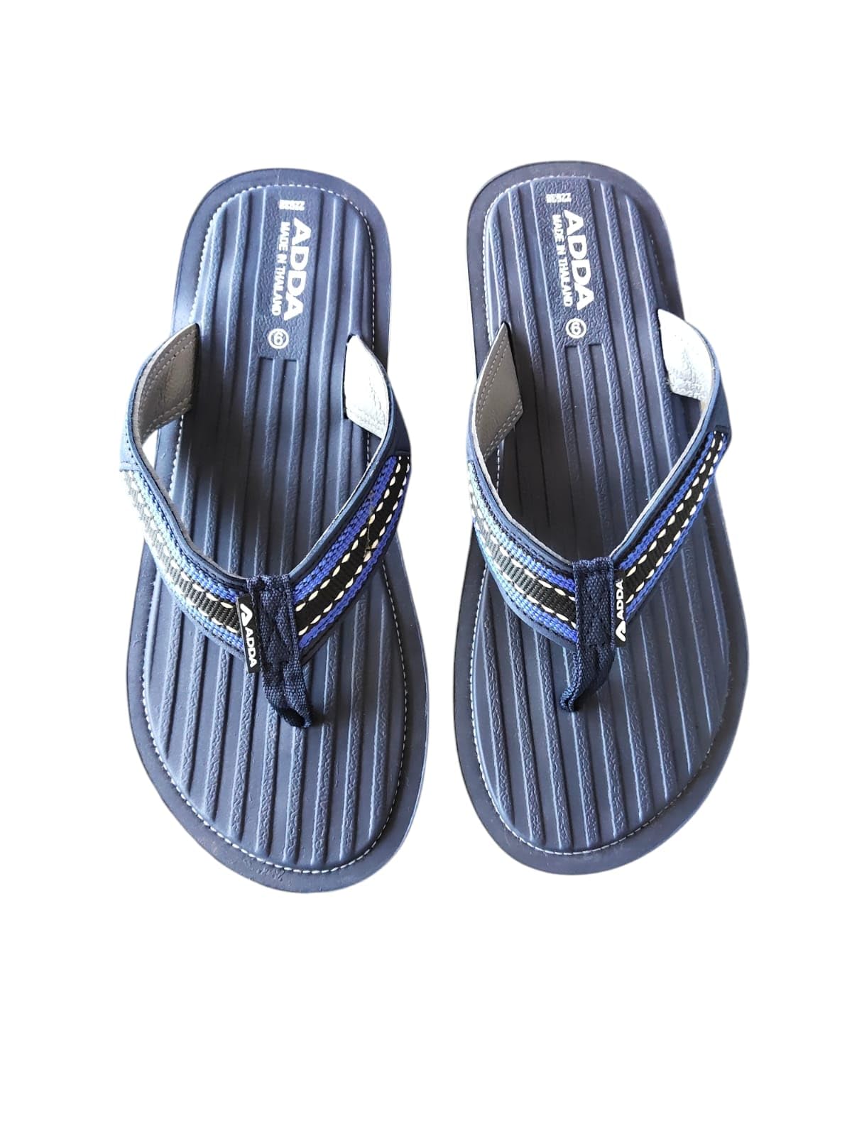 YOLO-1 Men's Flip Flops, Navy Blue, TPR Sole, Lightweight Outdoor Slippers-image-18