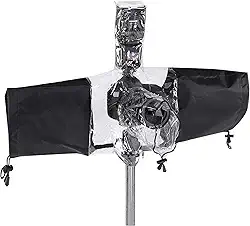 Capa de chuva profissional à prova d'água para câmeras Canon, Nikon, Sony Fuji e mais com lente, acessórios de câmera para fotografia e equipamento de chuva