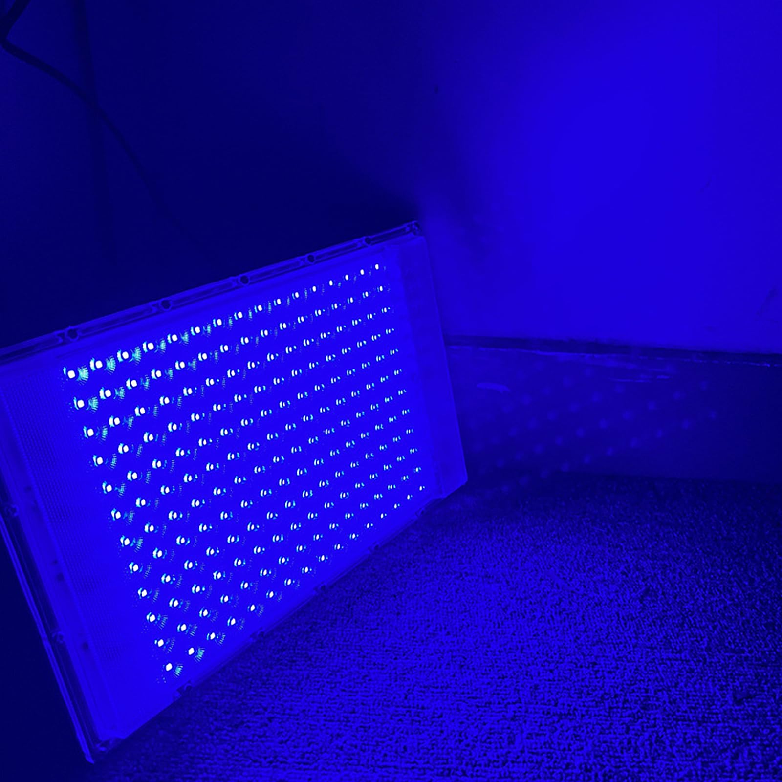 Lámpara de bronceado, solárium para el hogar con 192 piezas LED, luz bronceadora portátil, lámpara de bronceado facial, luz azul completa con soporte y ganchos para colgar para cuerpo y cara (192
