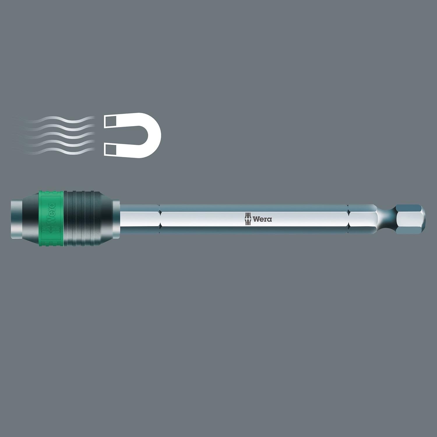 WERA Kraftform 817 R SB Bitholding Screwdriver, Hexagon 1/4"