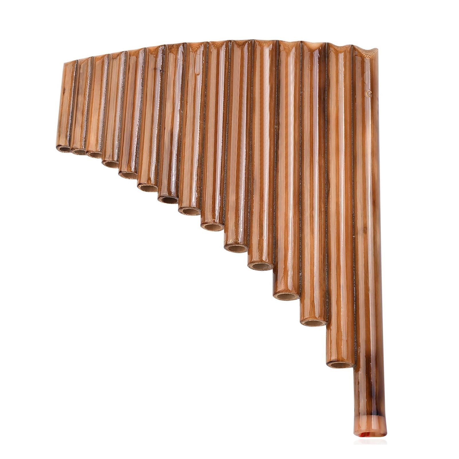BABYCE Flauta de Pan Instrumento Musical Flauta De Pan, 15 Tubos, Instrumento De Viento De Bambú, Llave G, Instrumento De Viento De Madera Chino (Color : Left Hand)