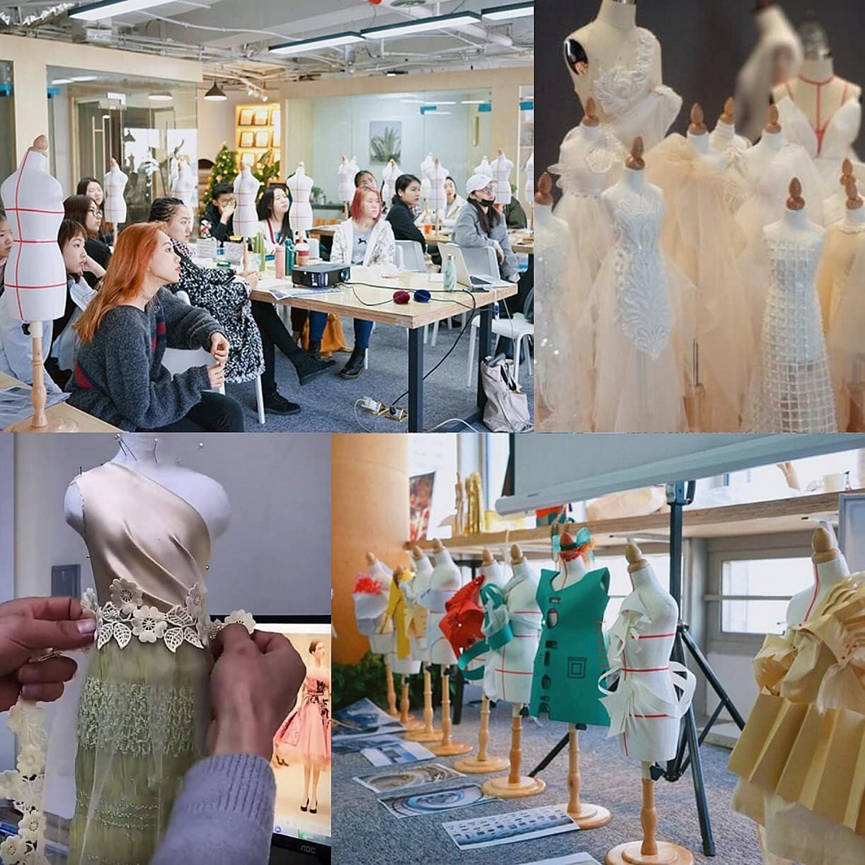 1/3 Size Male Clothes Mini Size Professional Form Pinnable Tailor Cutting Student Teaching Model Props Clothing Display Stand,(Not Full Size Body,Height 12.2 inch) ，1 Set