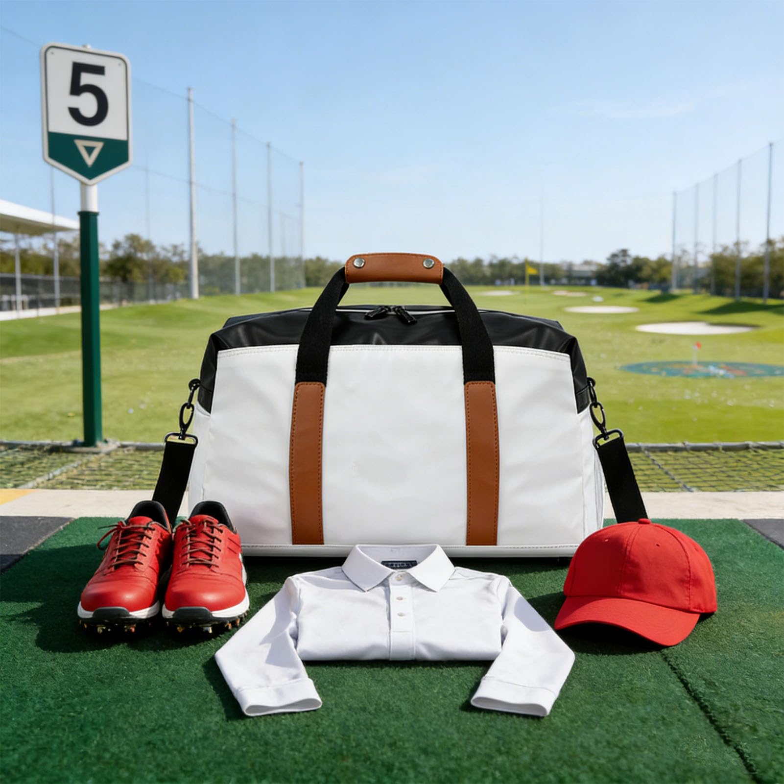 Zunate Borsa da Palestra Impermeabile con Scomparto per Scarpe | Borsone Leggero per Uomo e Donna, Allenamento e Viaggio (#1)