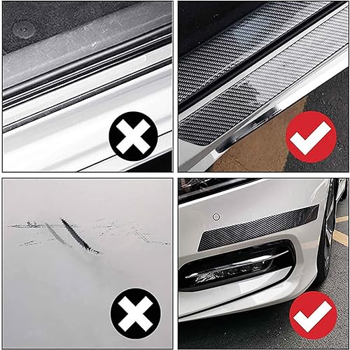 Vista 11 de Protector de umbral de puerta de automóvil, anticolisión, tira de goma impermeable para la mayoría de los automóviles