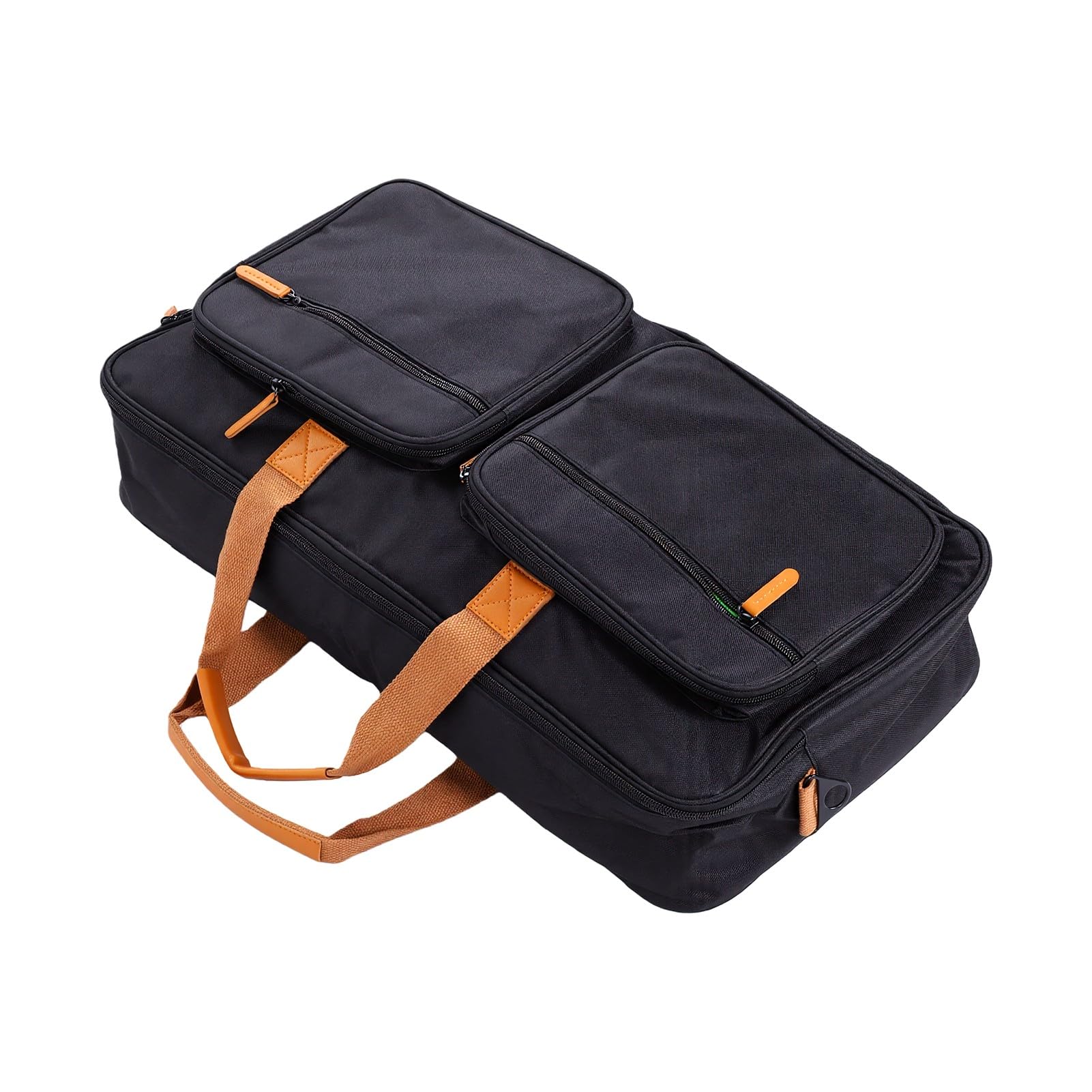 FTVOGUE Tragegriff DJ Controller Tasche, DJ Mischpult Koffer für Reisen | Gepolsterte Wände, wasserabweisend, verstellbarer Riemen, leichtes Design, geräumiger Innenraum