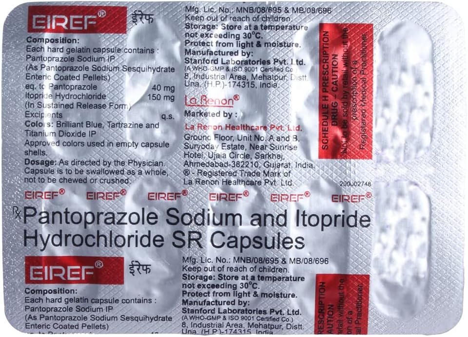 Eiref - Strip of 10 Capsules