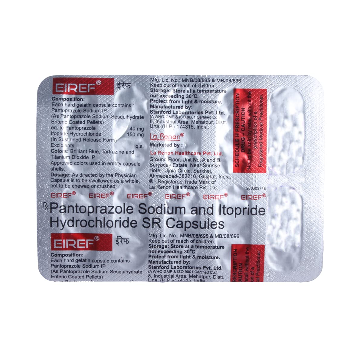Eiref - Strip of 10 Capsules