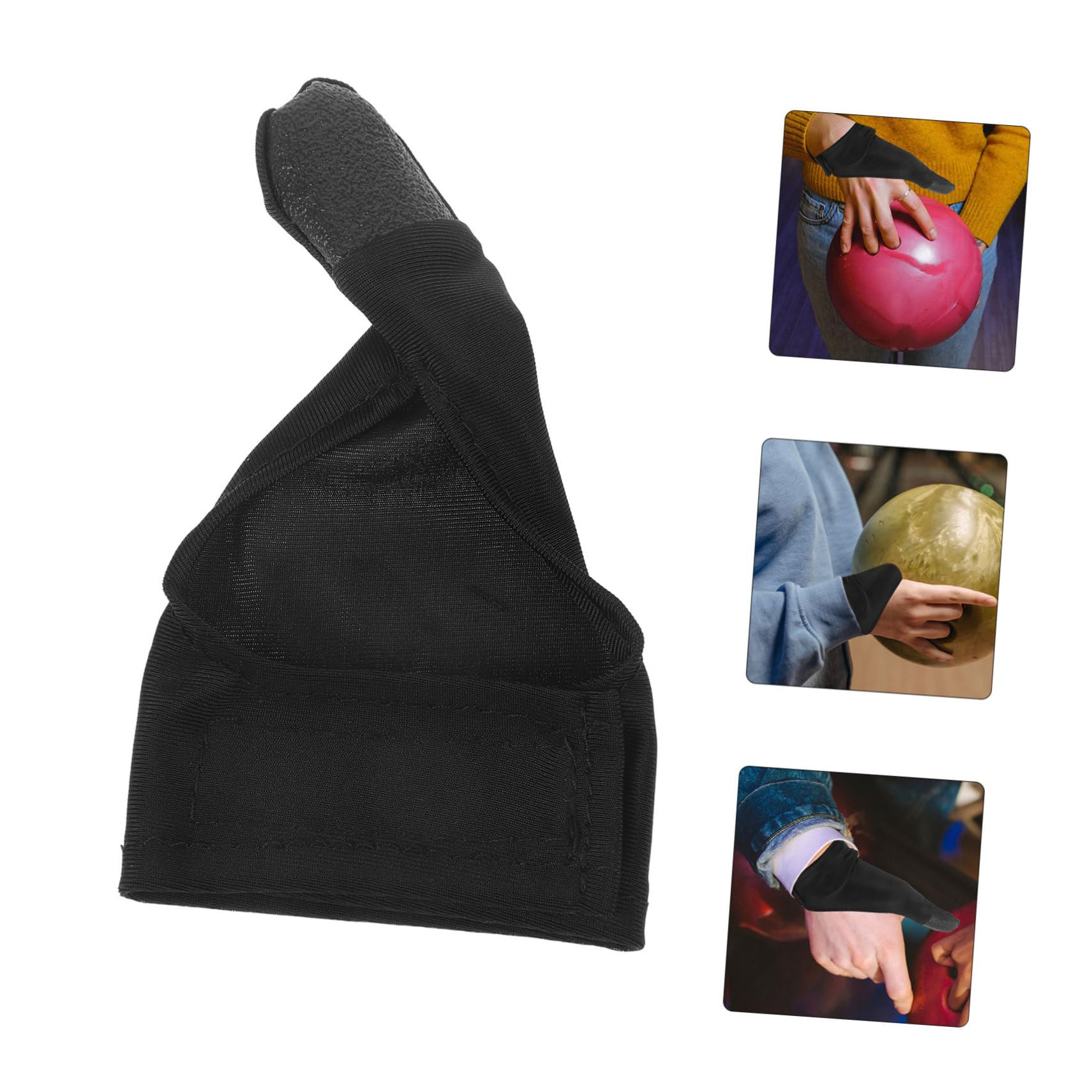 GOOHOCHY Bowling Thumb Sleeve Compact Lightweight Cloth Protector for Fingers for Bowling Easy to Players Protects Against Injuries