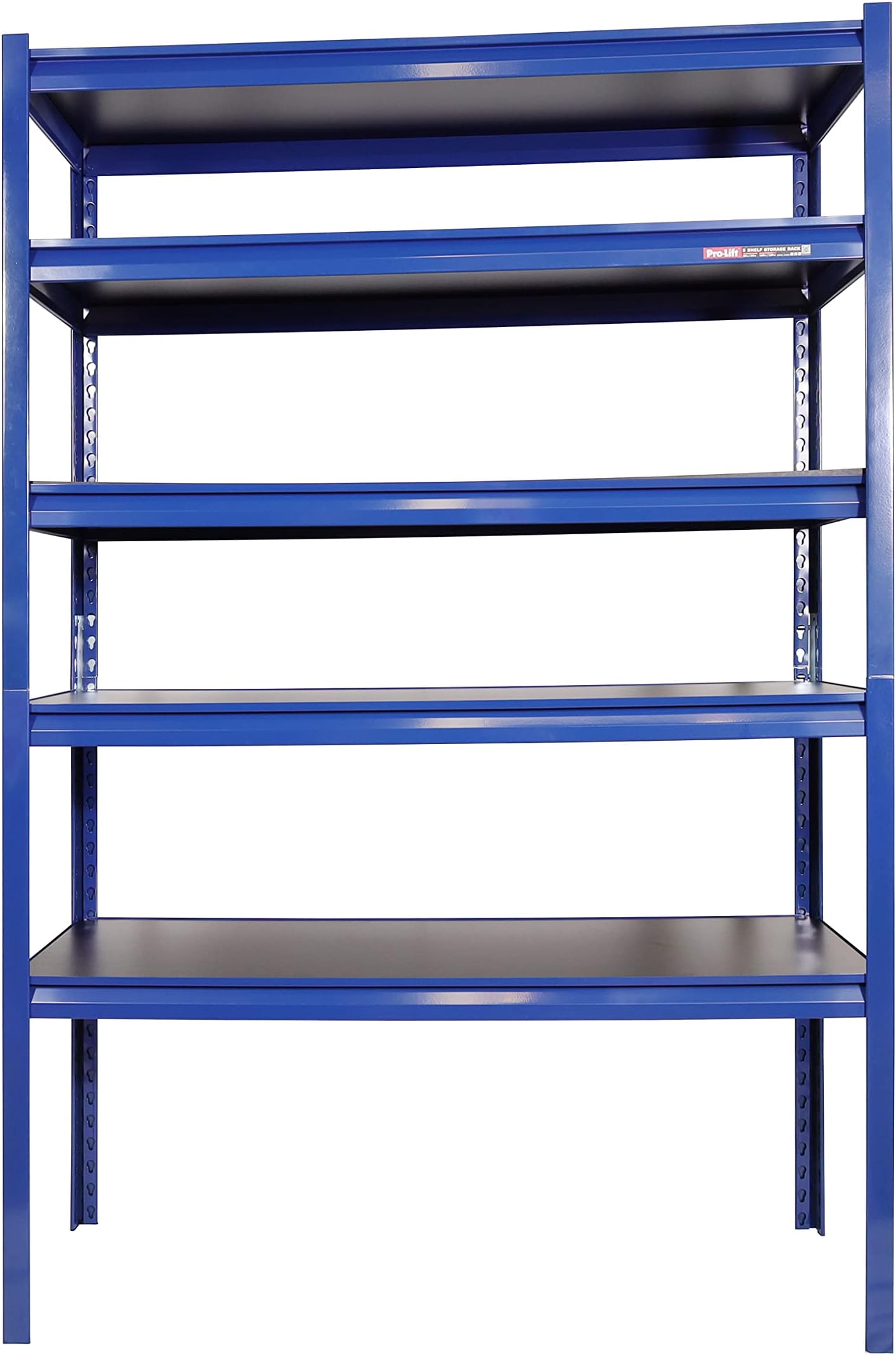 Pro-Lift Garage Storage Shelves - Heavy Duty 5-Tier Adjustable Metal Wire Shelving Units with 4000 lbs Total Capacity for Garage Basement Racking Organization - 72" H X 48" W X 18" D