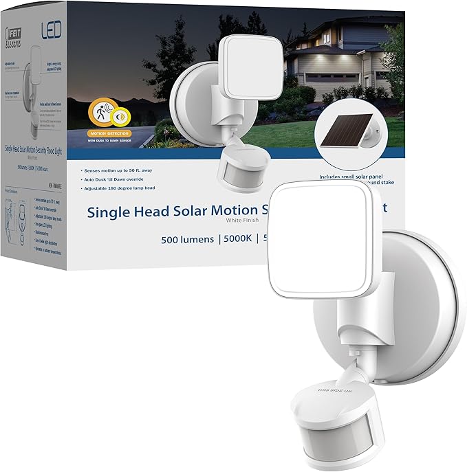 Feit Electric LED Outdoor Security Floodlight, Motion Sensor up to 50 ...