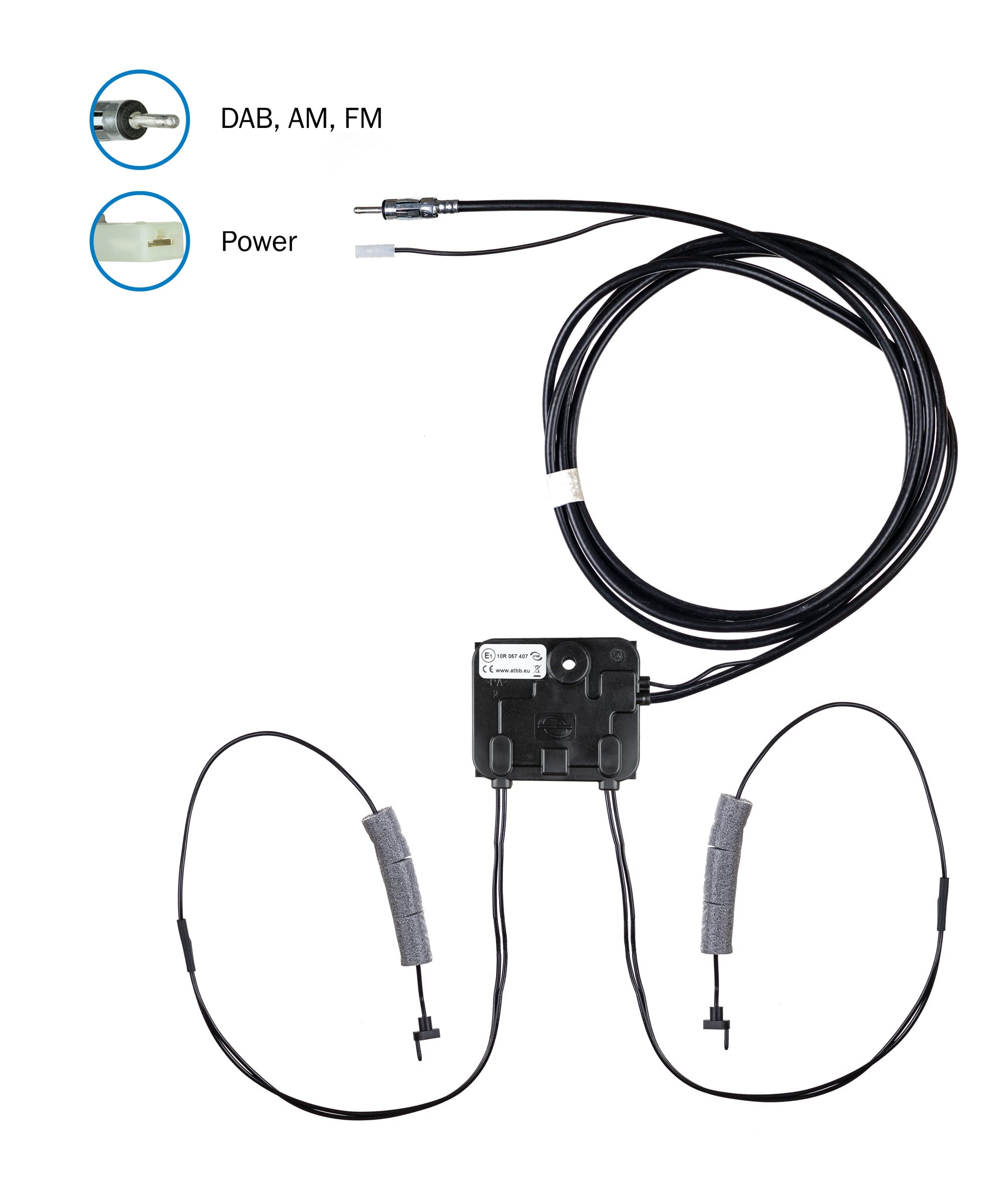 Zenec actieve depole antenne FM/AM DAB+ Ready