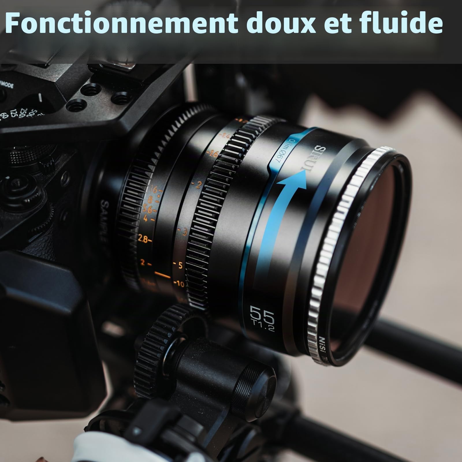SIRUI Night Walker 24mm 35mm 55mm kit Objectifs T1.2 S35, Manual Lens Focale Fixe, Grande Ouverture, Compact et léger, vlogging, pour Monture X, X-T3, X-T5, X-T20, X-T30II, X-S10, X-S20, Noir