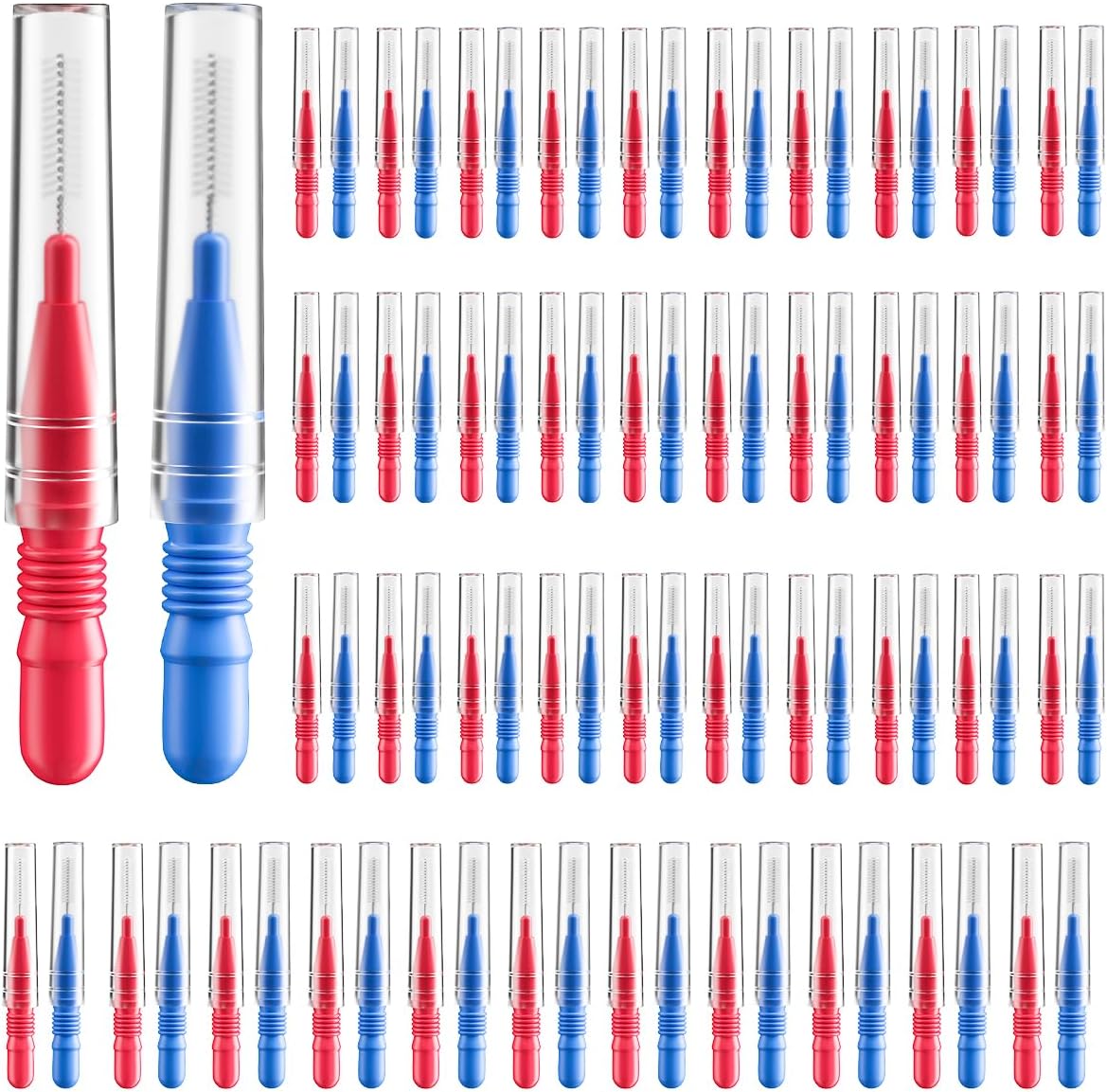 RAZOKO Interdental Brush & Flossing Heads – 88-piece Cleaning Set