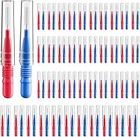 Vista 9 de Cepillo interdental RAZOKO, cabezal de hilo dental, herramienta de limpieza de dientes de fácil uso (1 paquete (2 mm/2,3 mm/2,5 mm/3 mm) - 88 piezas)