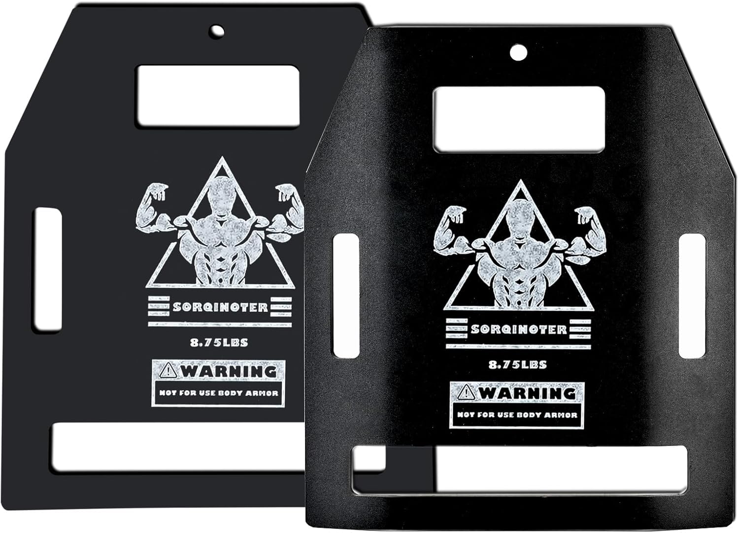 Weight Vest Plates - 8.75lb/5.75lb/19.5 Pairs-Curved and Flat Weighted Vest Plates-for Strength Training, Heavy Workout, Fitness