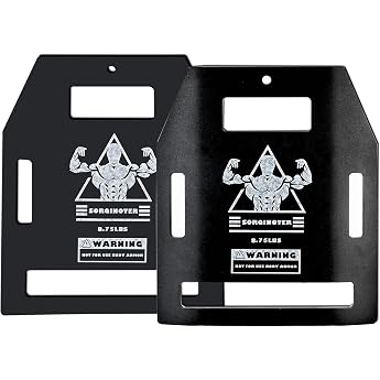 Weight Vest Plates - Additional Vest - Strength Training 2.6 kg / 4.0 kg