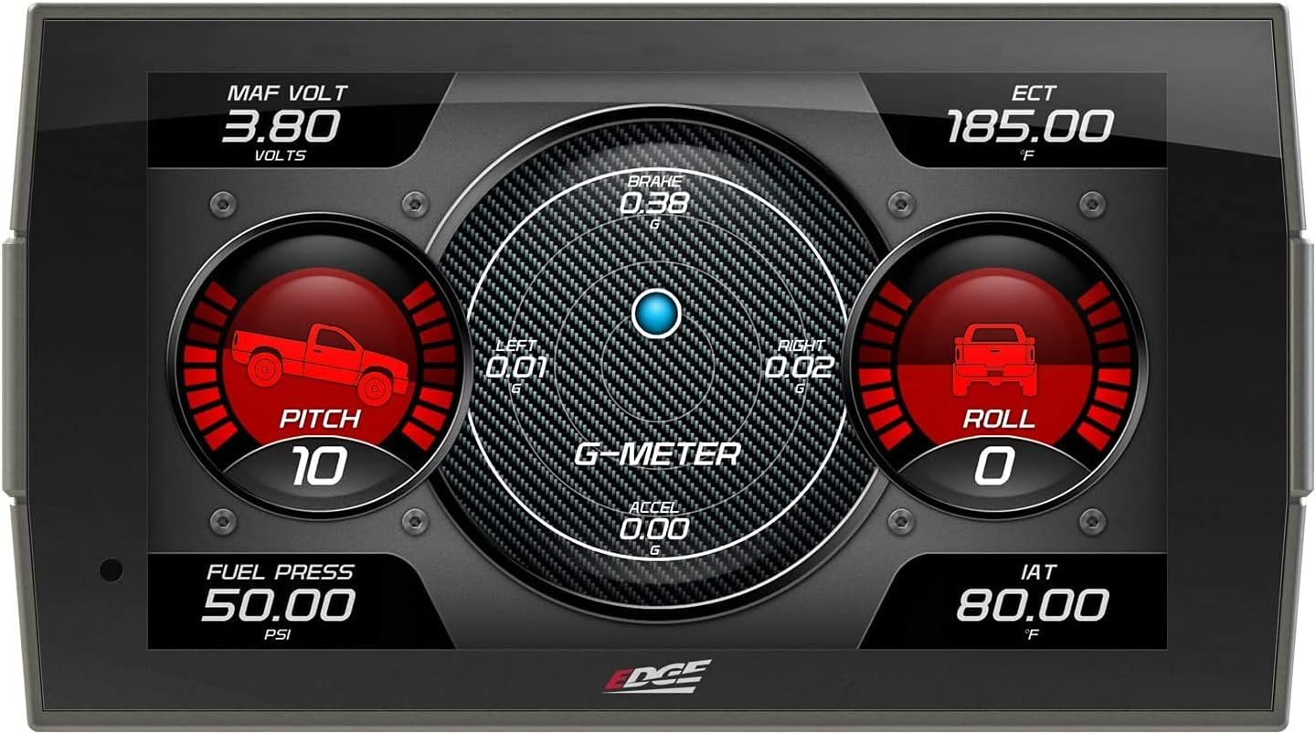 Edge Insight CTS3 Touch Screen Gauge Monitor 84130-3 & A-Pillar Mount 38602 Compatible with 2010-2019 Ram 1500 2500 3500 Diesel Hemi Gas 6.7 Cummins