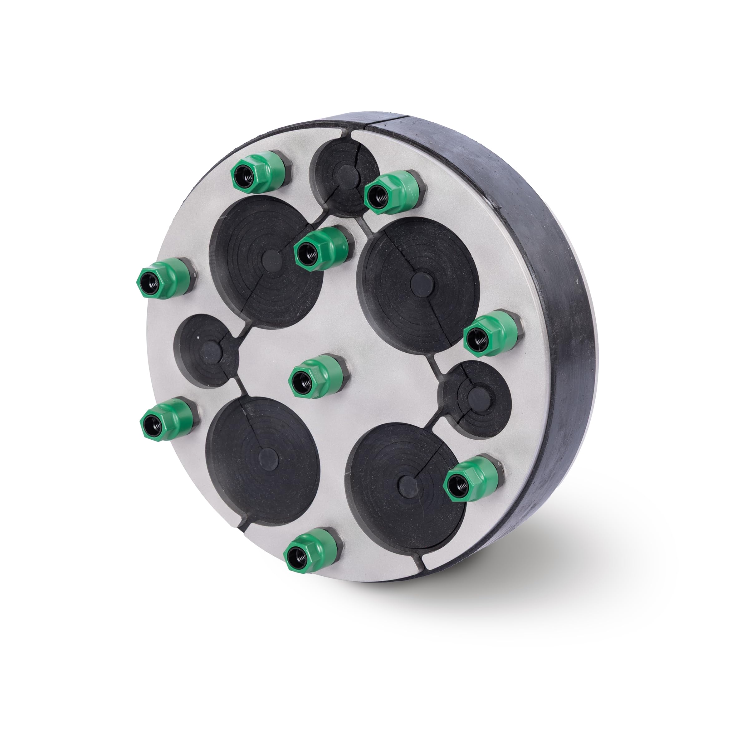 KRASO Inserto de densidad universal múltiple – dividido – paso para cables y tubos, doble sellado, resistente al agua hasta 2,5 bar (200-3 x 6-28 mm o ciego 4 x 6-52 mm o ciego)