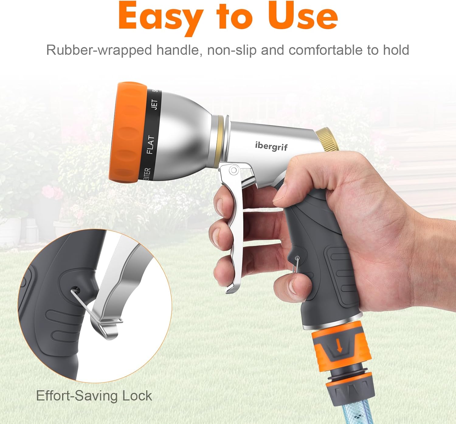 Ibergrif Hose Pipe Spray Gun, High Pressure Hose... 16 Ibergrif Hose Pipe Spray Gun, High Pressure Hose...