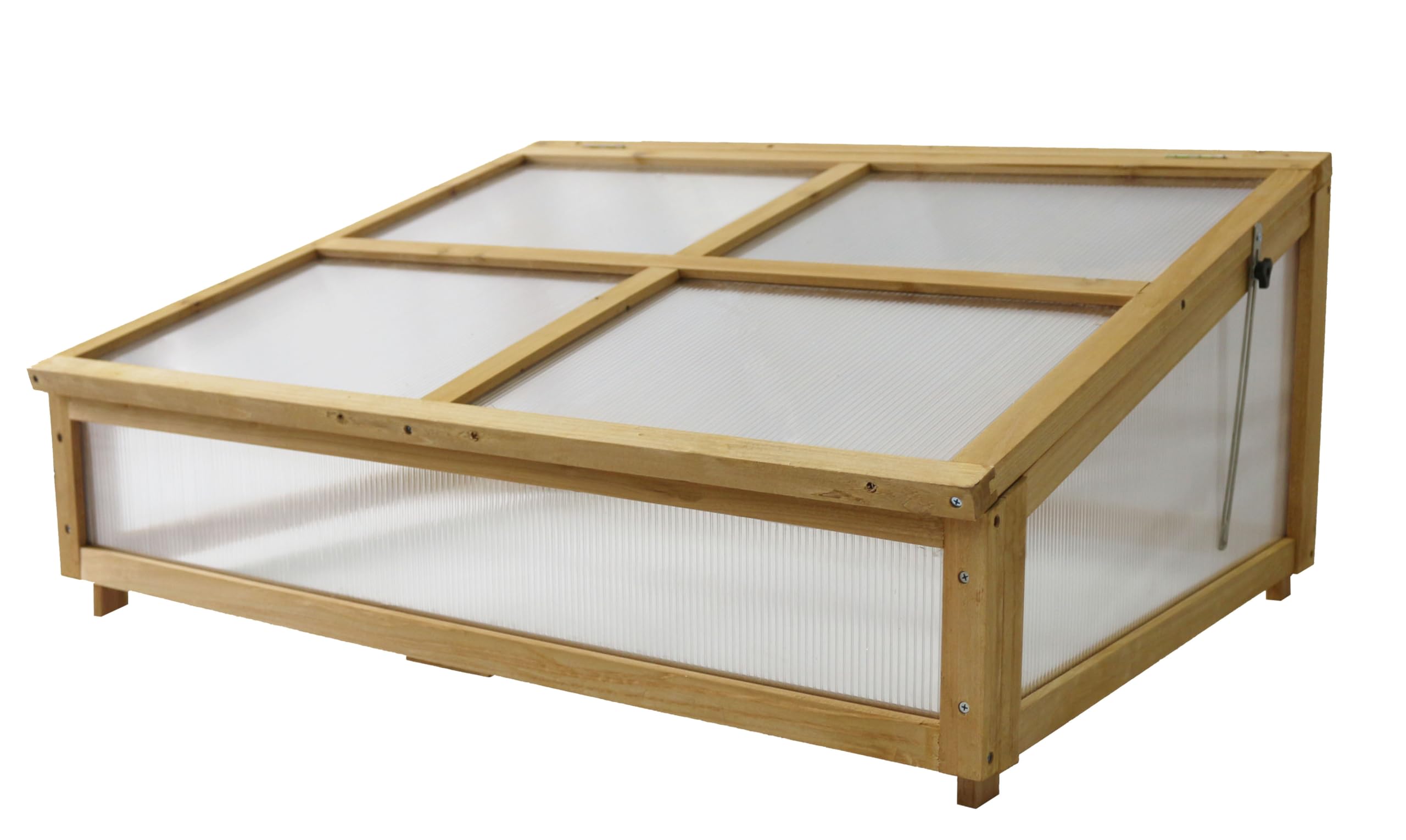 Frühbeetaufsatz für VegTrug Klassik 1m, 100% FSC zertifiziertes Holz, Natur