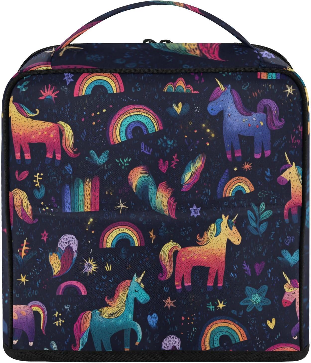 Standing Makeup Bag Fantasy Rainbow Travel Toiletry Bag