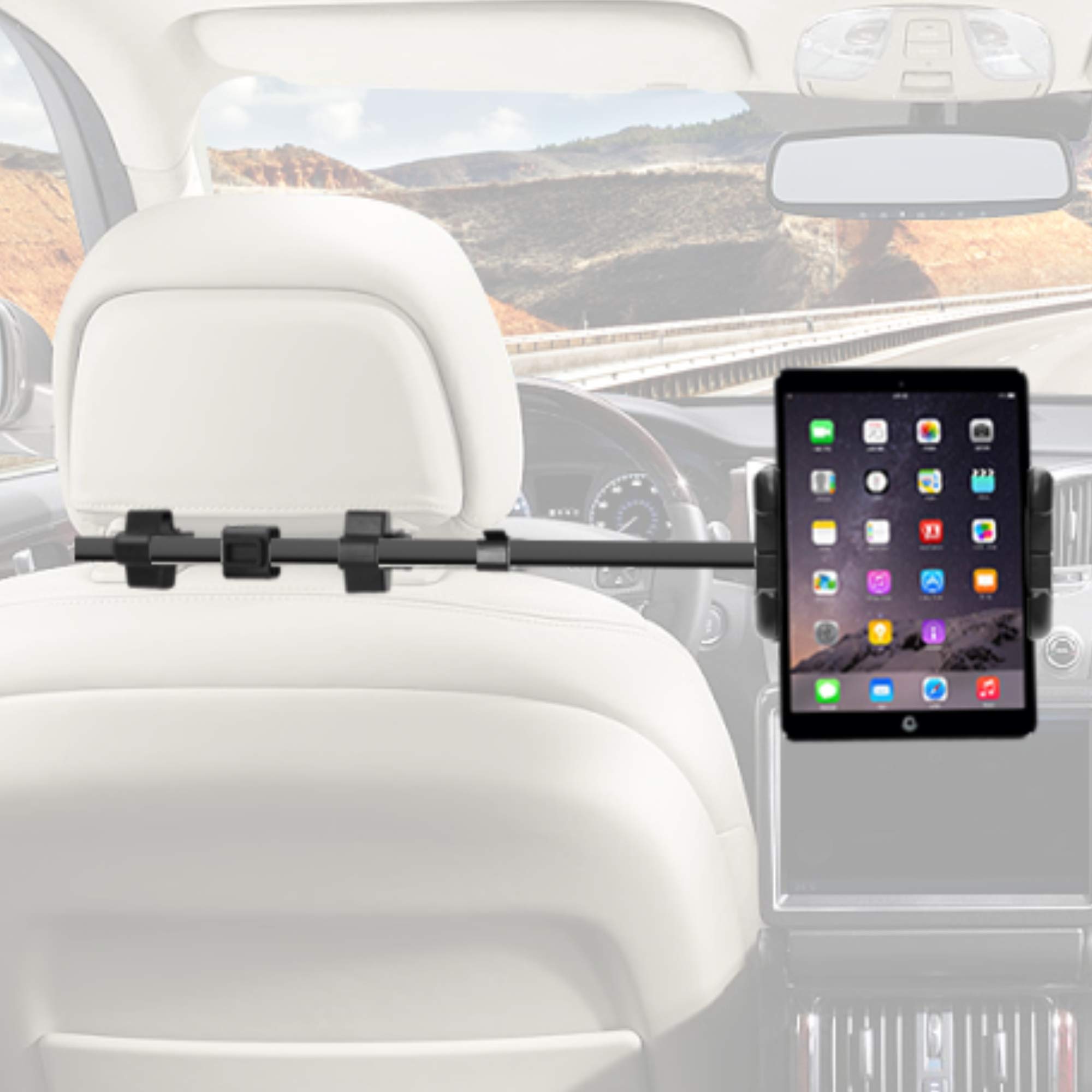 Macallycar Headrest Mount Holder For Apple Ipad Pro Air Mini