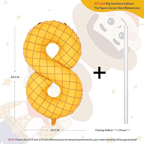 Vista 142 de 40" Macaron purple Number Balloons Helium Foil Mylar Balloon Birthday Party banquet Decoration 9