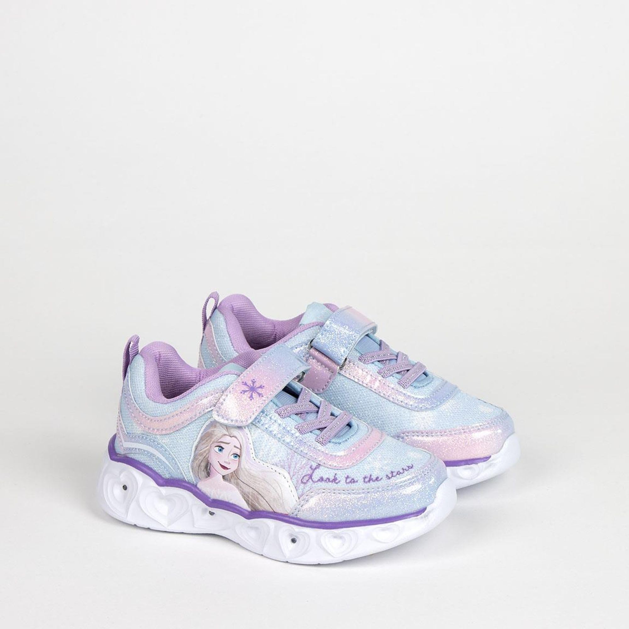 CERDÁ Life'S Little Moments | Deportivas para Niñas Frozen con Luces LED y Suela Ligera EVA, Estilo Disney y Máxima Comodidad