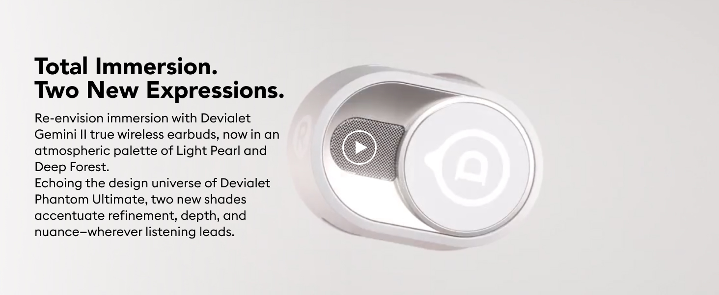 Amazon.com: Devialet Gemini II - True Wireless Earbuds - Deep