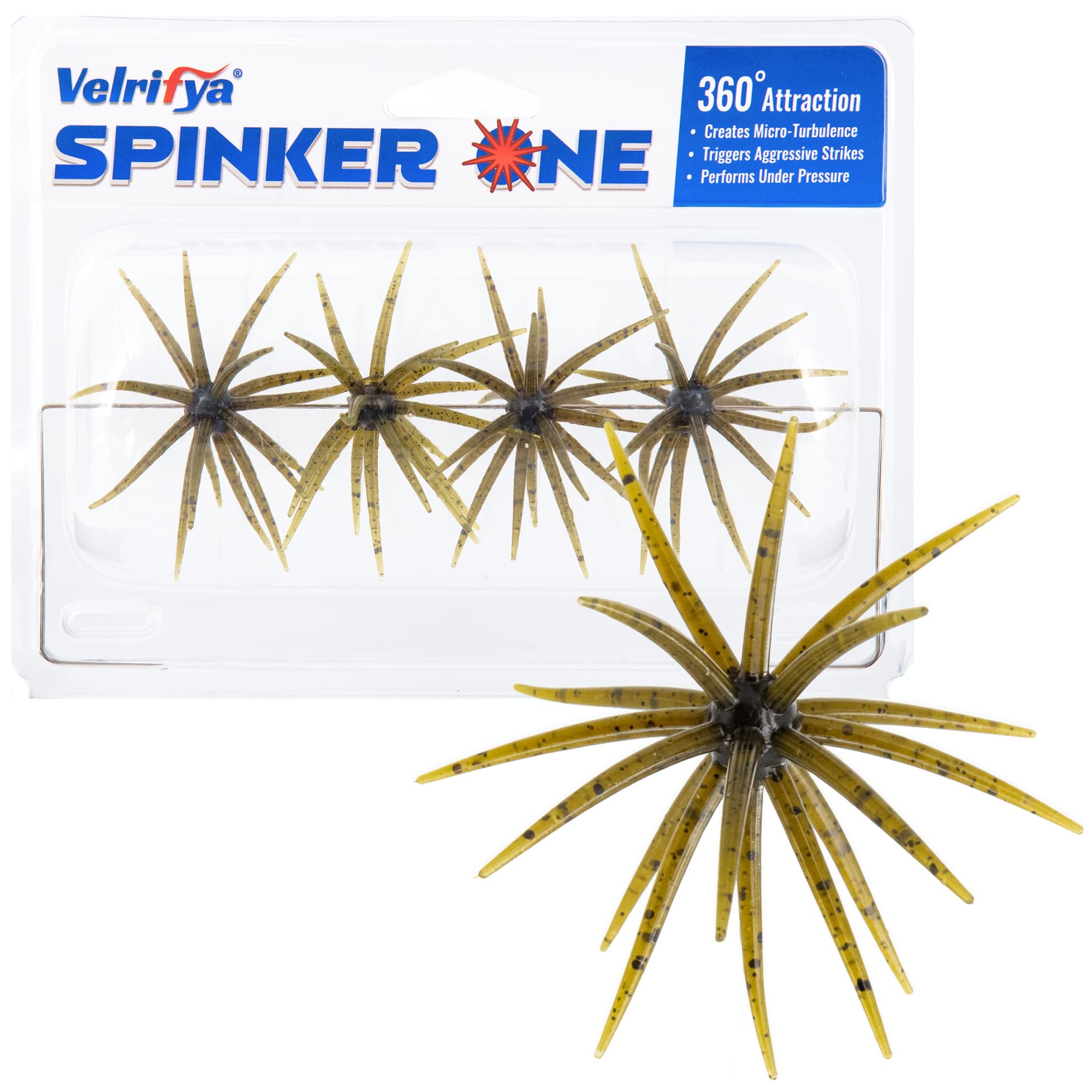 Tentacle Creature Lure, Japanese Style Soft Plastic Baits for Bass Fishing - for Drop Shot, Wacky Rig/Neko Rig and Finesse, Slow Sinking, Soft Bait by Velrifya