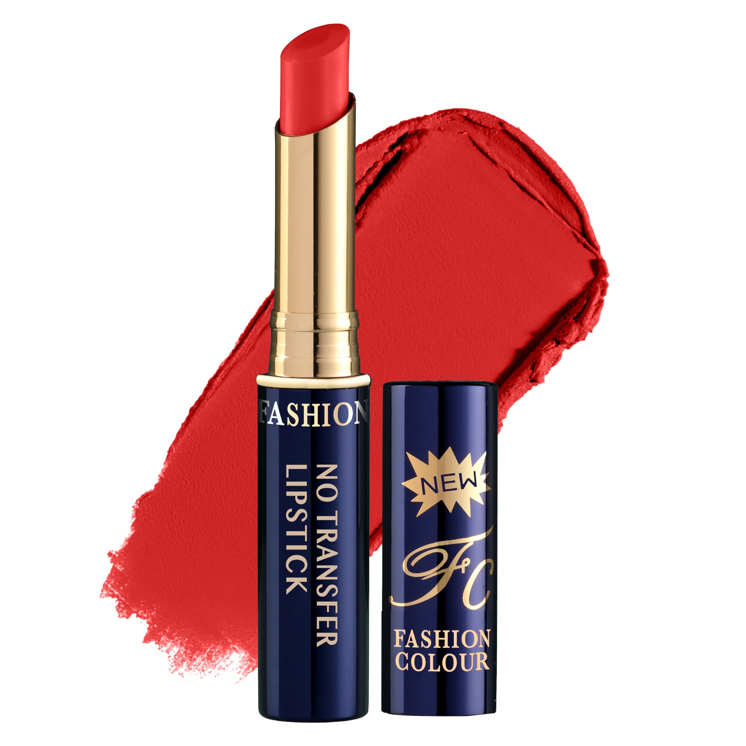 Fashion Colour Lip Super Stay | Non Transferable Lipstick Waterproof | Lipsticks For Women Waterproof | 12-Hour Stay | Matte Finish | Long-Lasting | Highly Pigmented | Bold Colours Shade-11(Orange Red)-image-24