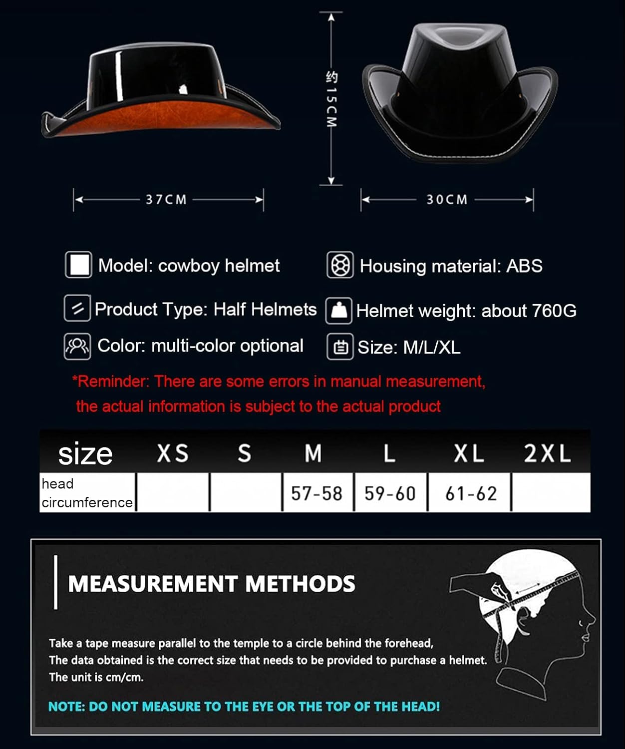 Motorcycle Half Helmet DOT Approved Skull Cap Cowboy Beanie Helmet,Summer Low Profile Cool Half Face Helmets Tourist Knight Hat with Quick Release Buckle for Men Women