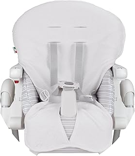 babysanity revestimiento para trona Pappa universal de suave microfibra color blanco