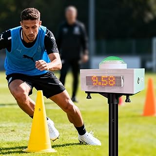 Speed Training Timer with Button Control for Basketball,Football,Soccer,Track & Agility Tests and Video Recording