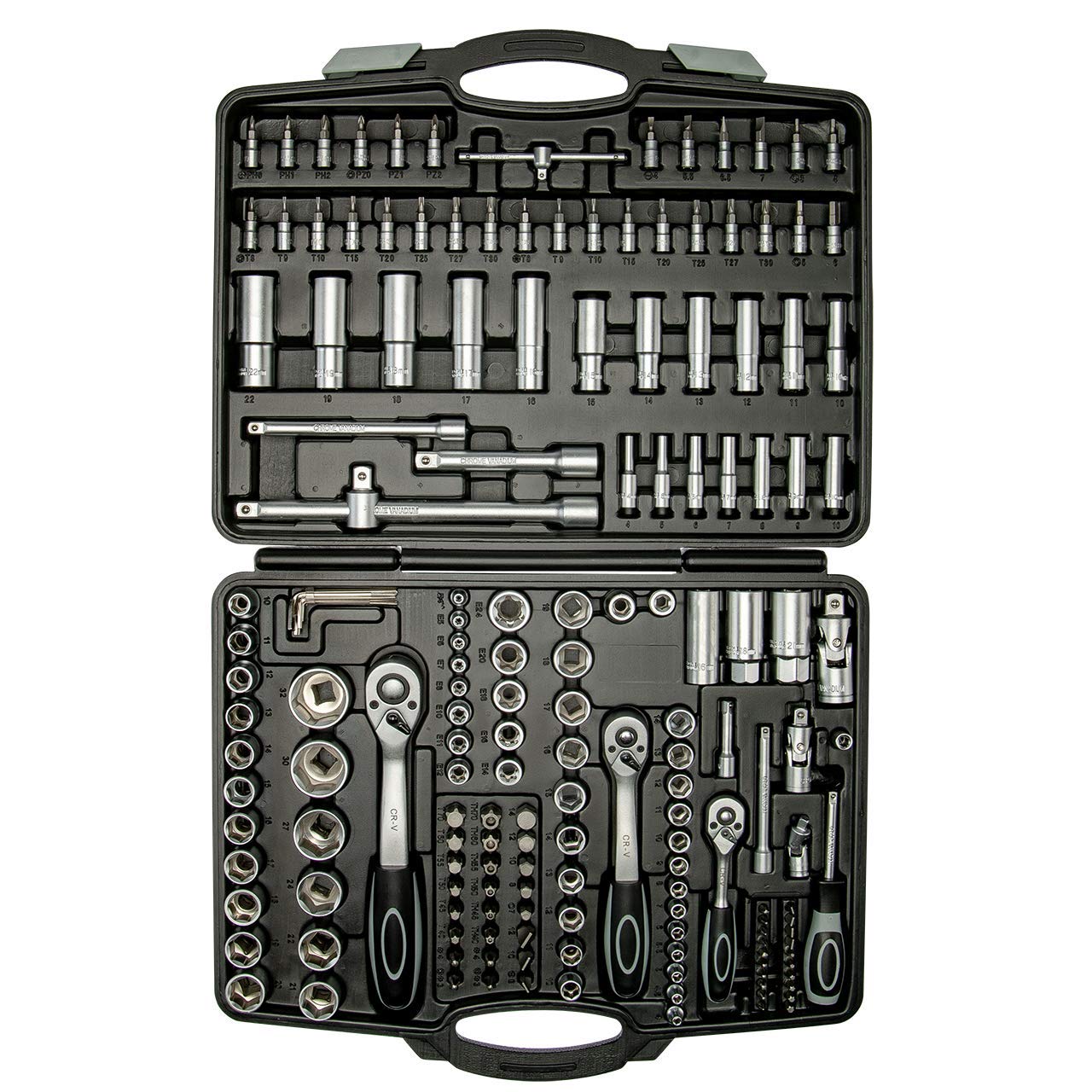 1/4 + 3/8 + 1/2" Steckschlüssel-Garnitur - 2