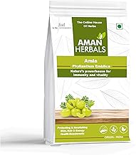 Aman Herbals Dry Amla | Natural Sun-Dried Amla for Eating & Hair Care | Rich in Vitamin C
