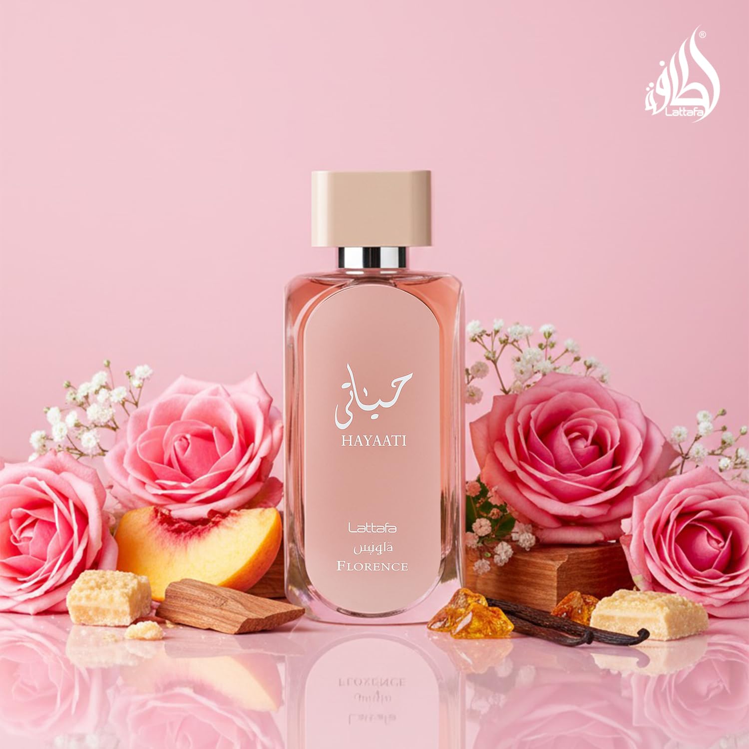 Lattafa Hayaati Florence for Women Eau de Parfum Spray, 3.4 Ounce - Image 5