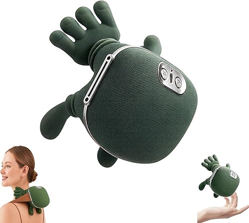 Healumix - Masajeador térmico Bionic, nuevo masajeador portátil de cuello y espalda, masaje eléctrico de tejido profundo 4D, para hombro, espalda,