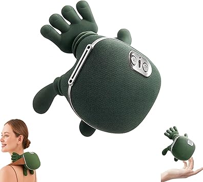 Bionic Heated Massager, 2026 New Portable Neck and Back Massager, Electric Deep Tissue 4D Kneading Massage for Shoulder Back Neck Leg