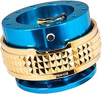 Vista 12 de NRG Innovations SRK-210BK/BK Kit de liberación rápida (cuerpo negro / anillo pirámide negro)