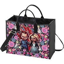 WZMPA Chucky Tote Bag - Bride Fans Gift, Horror Reusable Grocery Bag, Merchandise