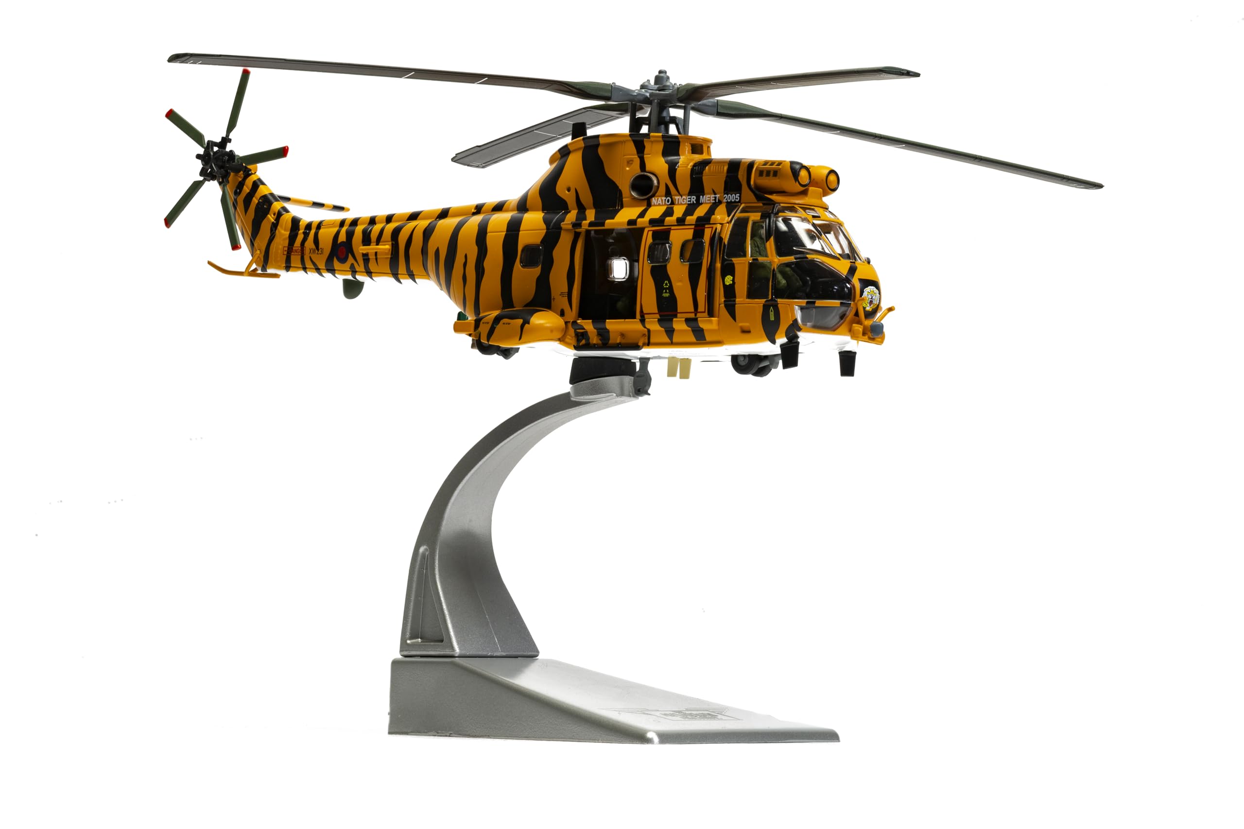 Corgi AA27006 Westland Puma HC-1 - NATO Tiger Meet livery - RIAT 2005 Die-cast Model, Orange, Black, 20 cm (L) x 4.8 cm (W) x 5 cm (H)