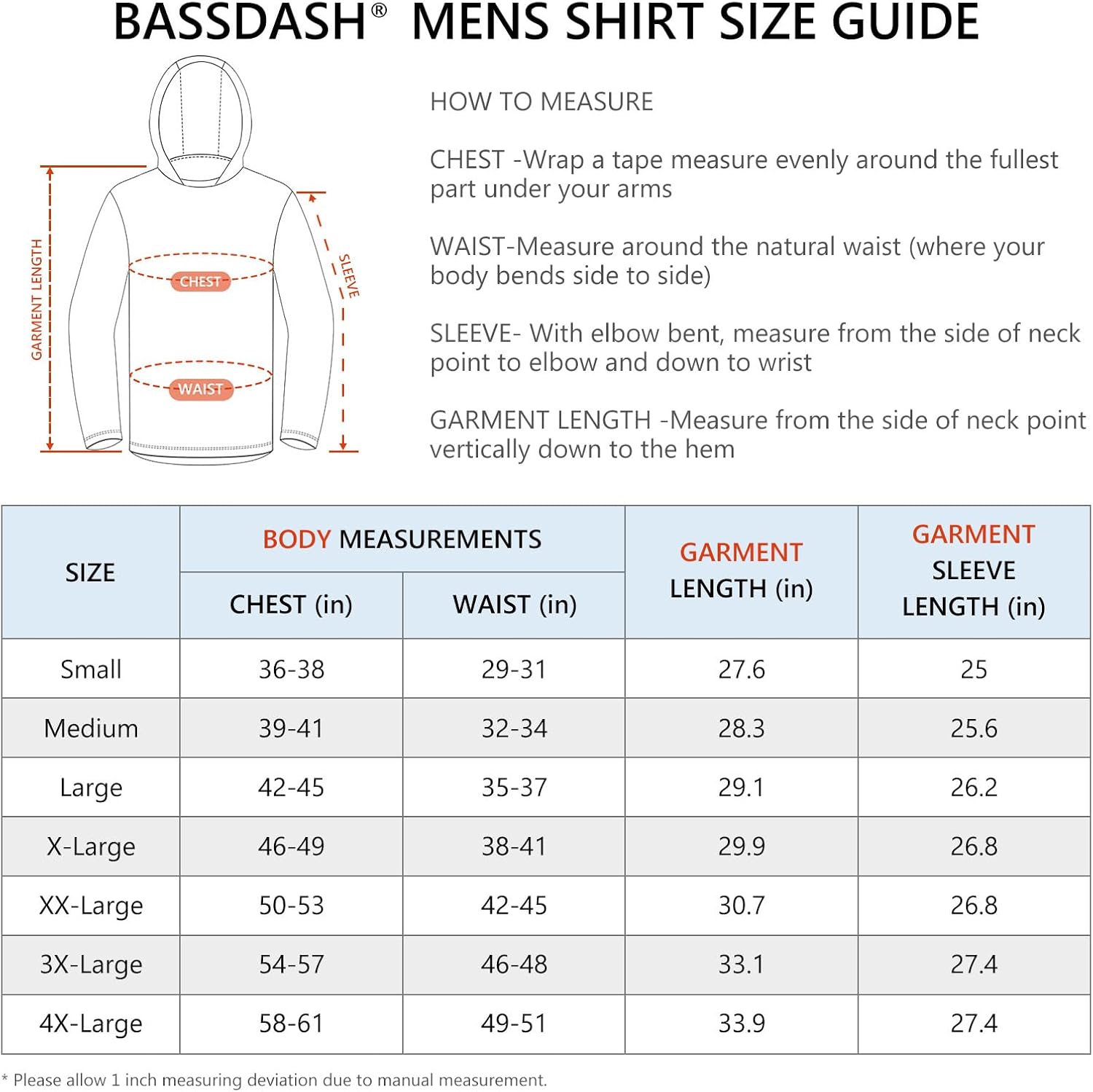 BASSDASH Men’s UPF 50+ Performance Camo Hoodie Shirt Quick Dry Long Sleeve Outdoor Fishing Hiking Hooded Shirts FS50M - Image 3