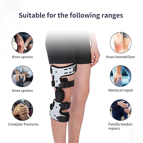 Miniatura 2 de Rodilleras OA Unloader para artritis, osteoartritis, necrosis avascular, artritis reumatoide, hueso en hueso dolor articular de rodilla (derecho,