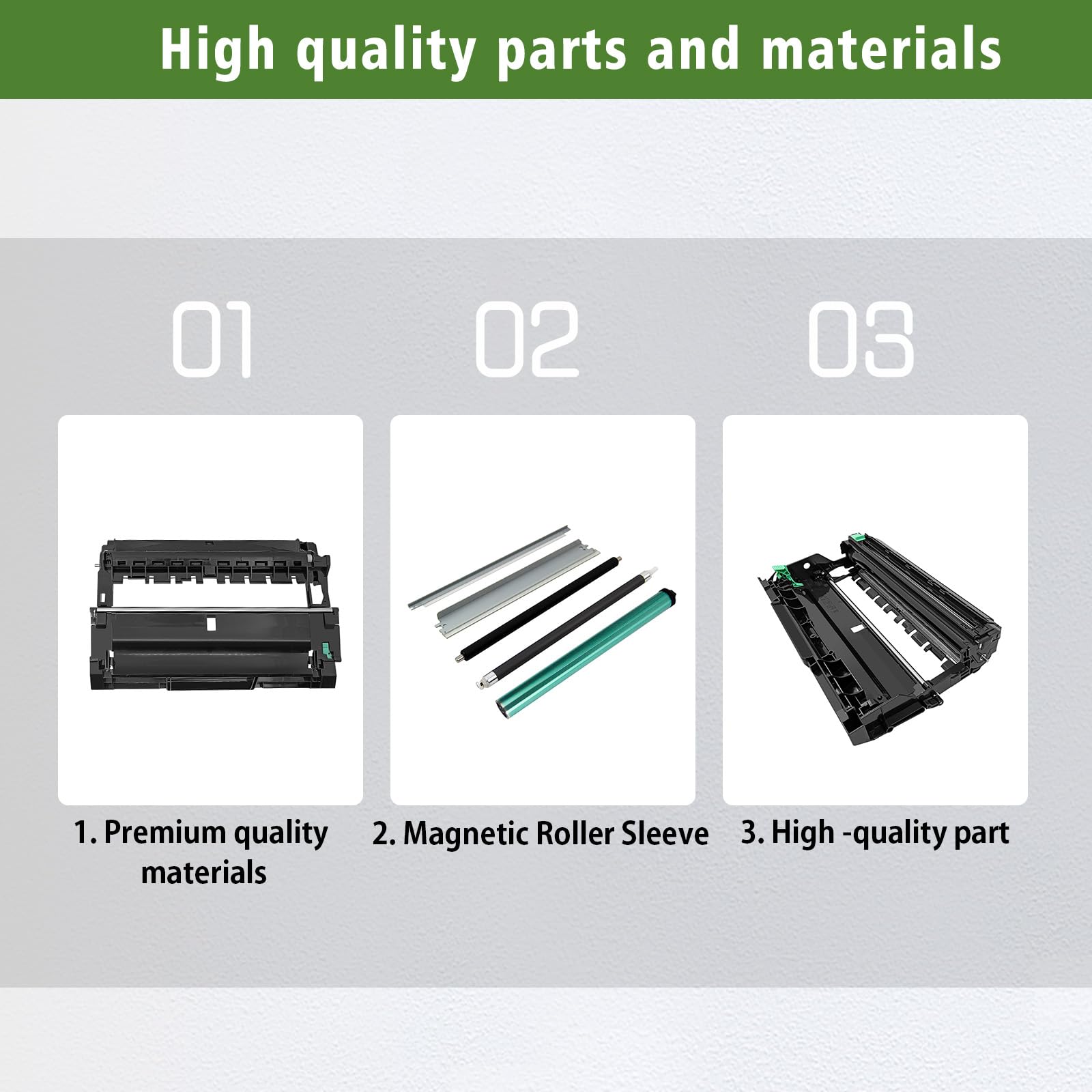 DR-2510 DR2510 Unità di Tamburo Compatibile 15000 Pagine per Brother HL-L2400DWE L2445DW L2447DW DCP-L2620DW L2627DWXL L2627DWE L2660DW L2665DW MFC-L2800DW L2827DW L2827DWXL L2835DW L2860DWE Stampanti