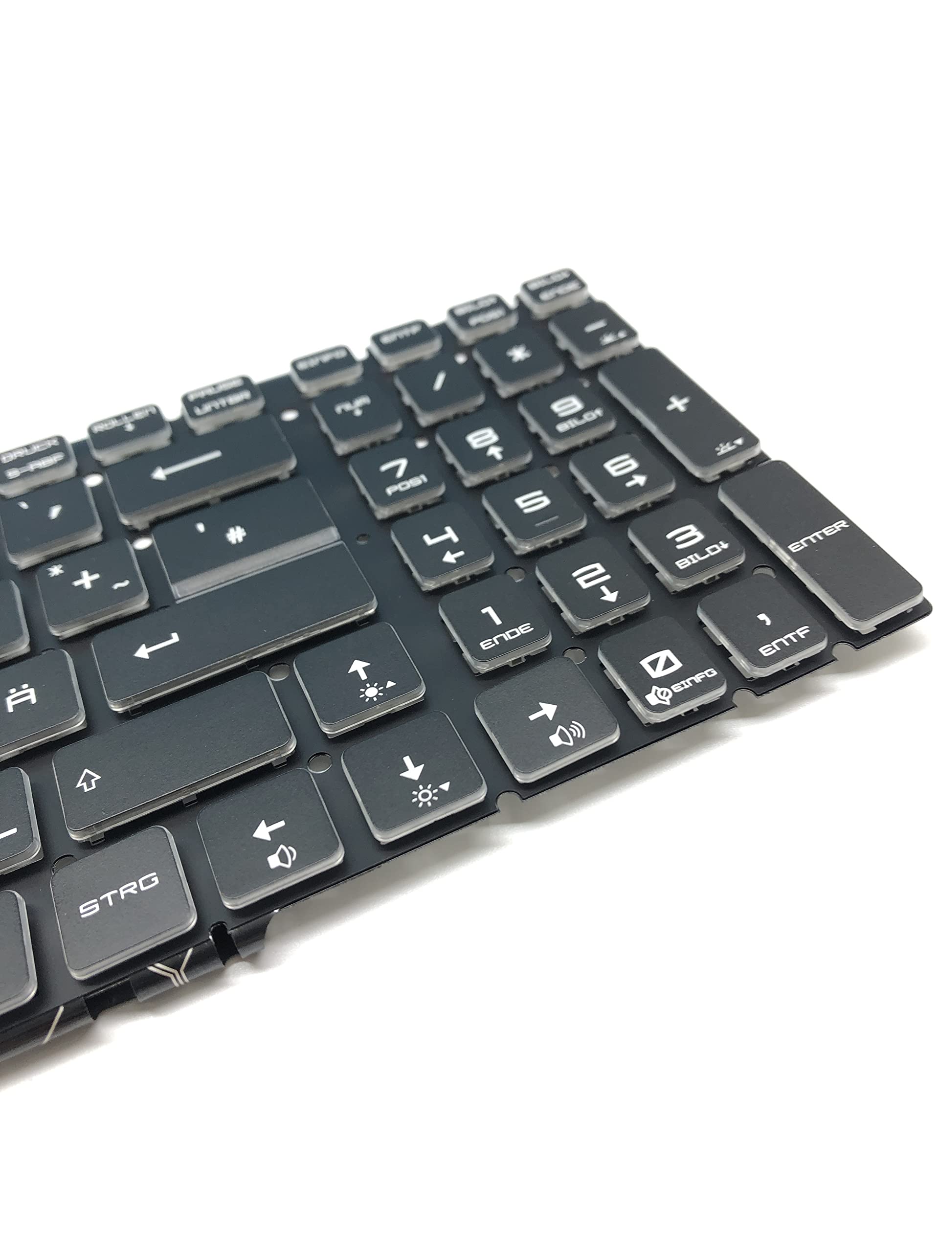Teclado alemán compatible con MSI GT72 2PC Dominator
