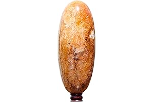 Polished Crystal Lingam Golden Quartz Huge 405mm / 35.5lbs