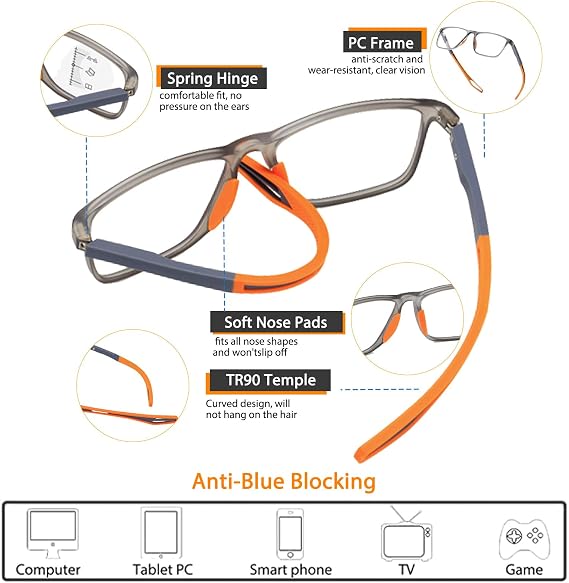 Multifocal Progressive Transition Photochromic Reading Glasses Blue Light Blocking Multifocus Readers Spring Hinge