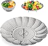 Steamer Basket Stainless Steel Instant Pot Accessories for Food and Vegetable, Zocy Premium Expandable Steam Basket to Fit Various Size Pots Medium 6.1 to 10.2